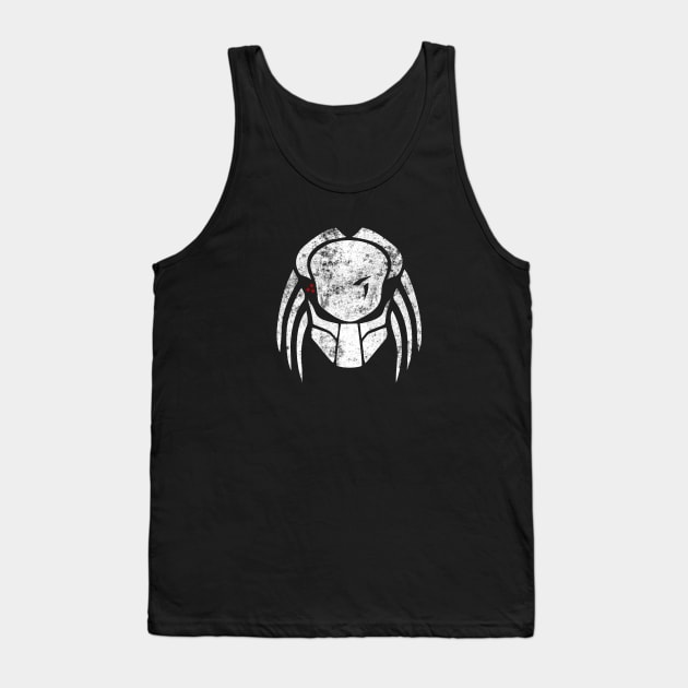 Predator's white mask Tank Top by happyantsstudio